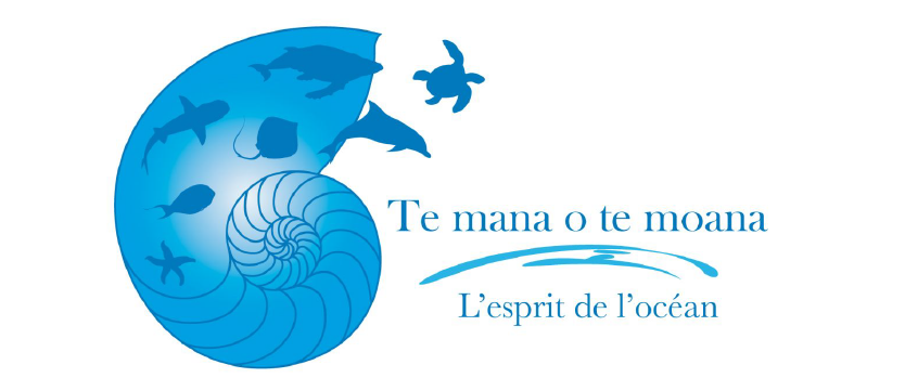 The logo of Te Mana O Te Moana association.